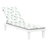 Vidaxl patio chair cushion leaf pattern Oxford fabric