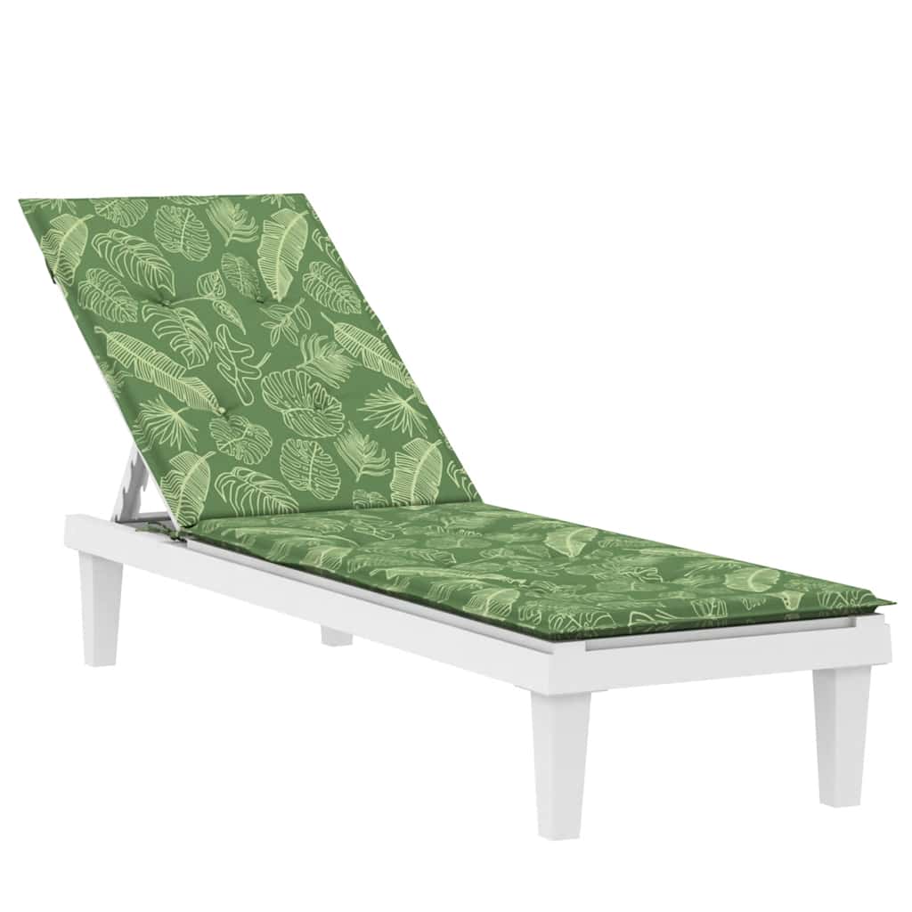 Vidaxl patio chair cushion leaf pattern Oxford fabric