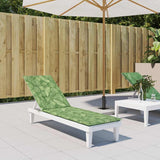 Vidaxl patio chair cushion leaf pattern Oxford fabric