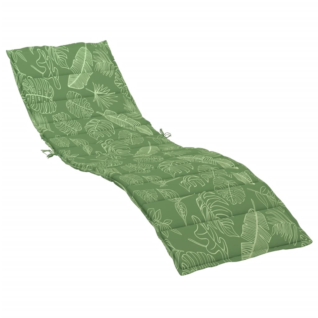 Vidaxl Lounger polštář listů vzorec Oxford tkanina