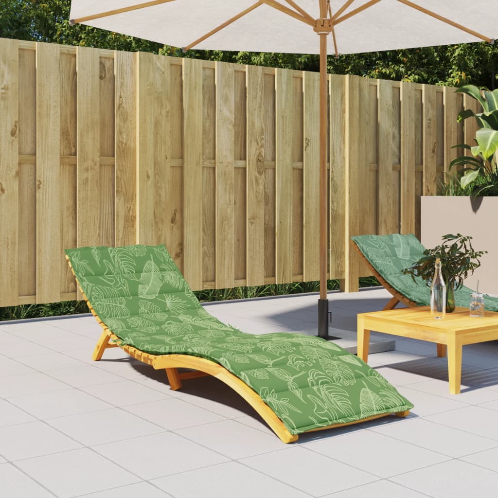 Vidaxl Lounger polštář listů vzorec Oxford tkanina