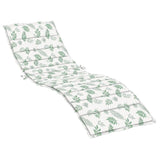 Bidaxl Lounger Cushion Leaf Pattern Oxford Fabric