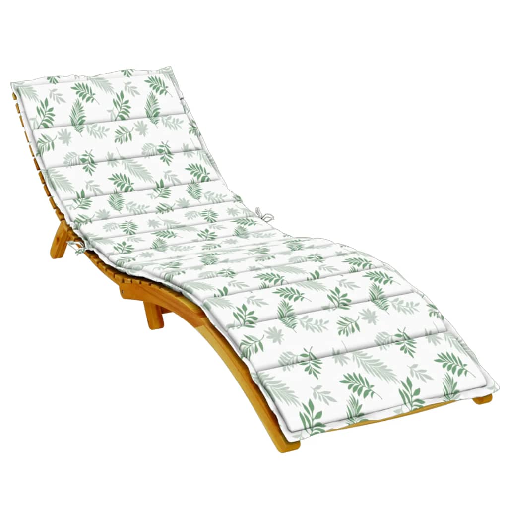 Vidaxl Lounger polštář listů vzorec Oxford tkanina