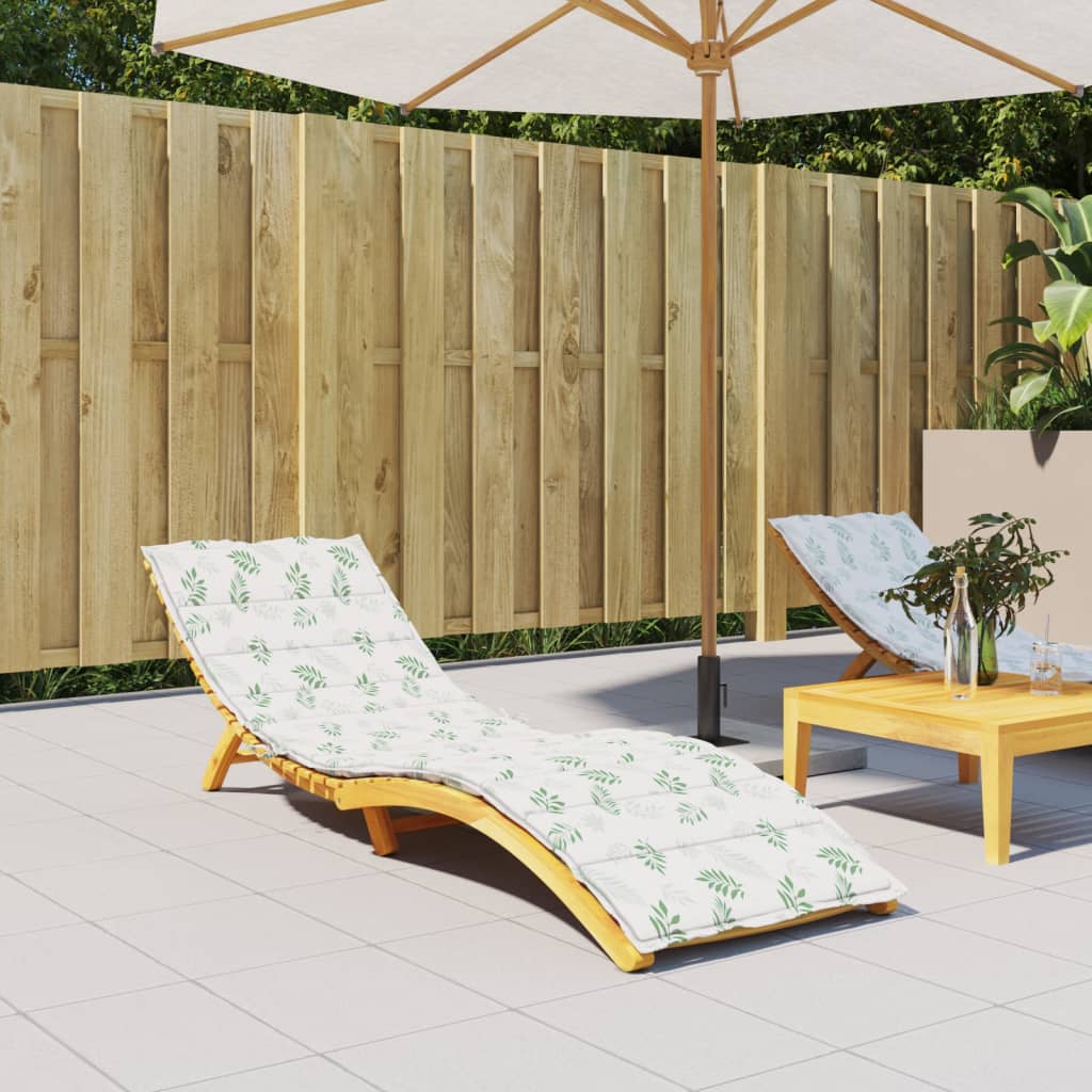 Vidaxl Lounger polštář listů vzorec Oxford tkanina