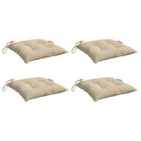 Vidaxl Chair cushions 4 st 40x40x7 cm Oxford fabric beige