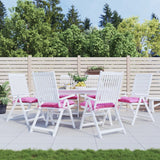 Cojines de silla Vidaxl 6 PCS 40x40x7 CM Fabric Pink