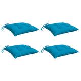 Cuscini da pallet Vidaxl 4 ST 50x50x7 cm tessuto azzurro