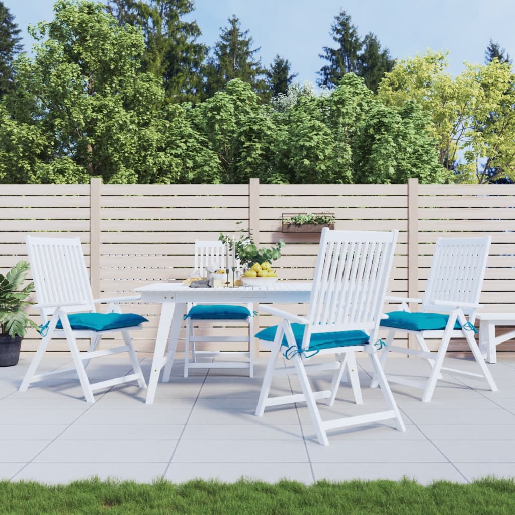Cuscini da pallet Vidaxl 4 ST 50x50x7 cm tessuto azzurro