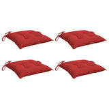 Vidaxl Pallet cushions 4 st 50x50x7 cm Oxford fabric red