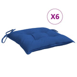 Vidaxl Pallet cushions 6 st 50x50x7 cm Oxford fabric blue
