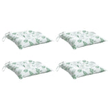Polštáře židle Vidaxl 4 st 50x50x7 cm Fabric list vzorec