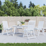 Polštáře židle Vidaxl 4 st 50x50x7 cm Fabric list vzorec