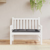 Vidaxl Garden bench cushion 100x50x7 cm Oxford fabric anthracite -colored