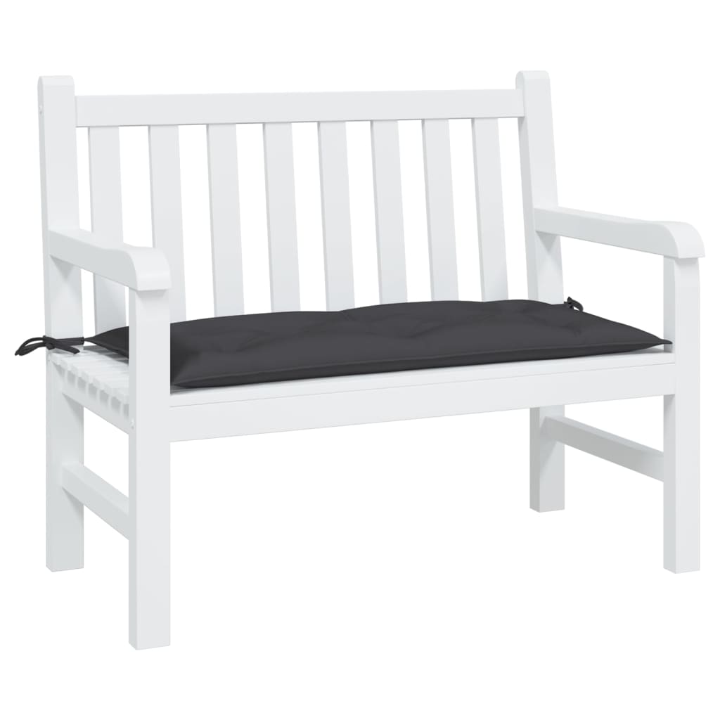 Vidaxl Garden Bench Pushion 100x50x7 cm Oxford stof sort