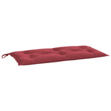 Vidaxl Garden bench cushion 100x50x7 cm Oxford fabric wine red