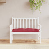 Vidaxl Garden bench cushion 100x50x7 cm Oxford fabric wine red
