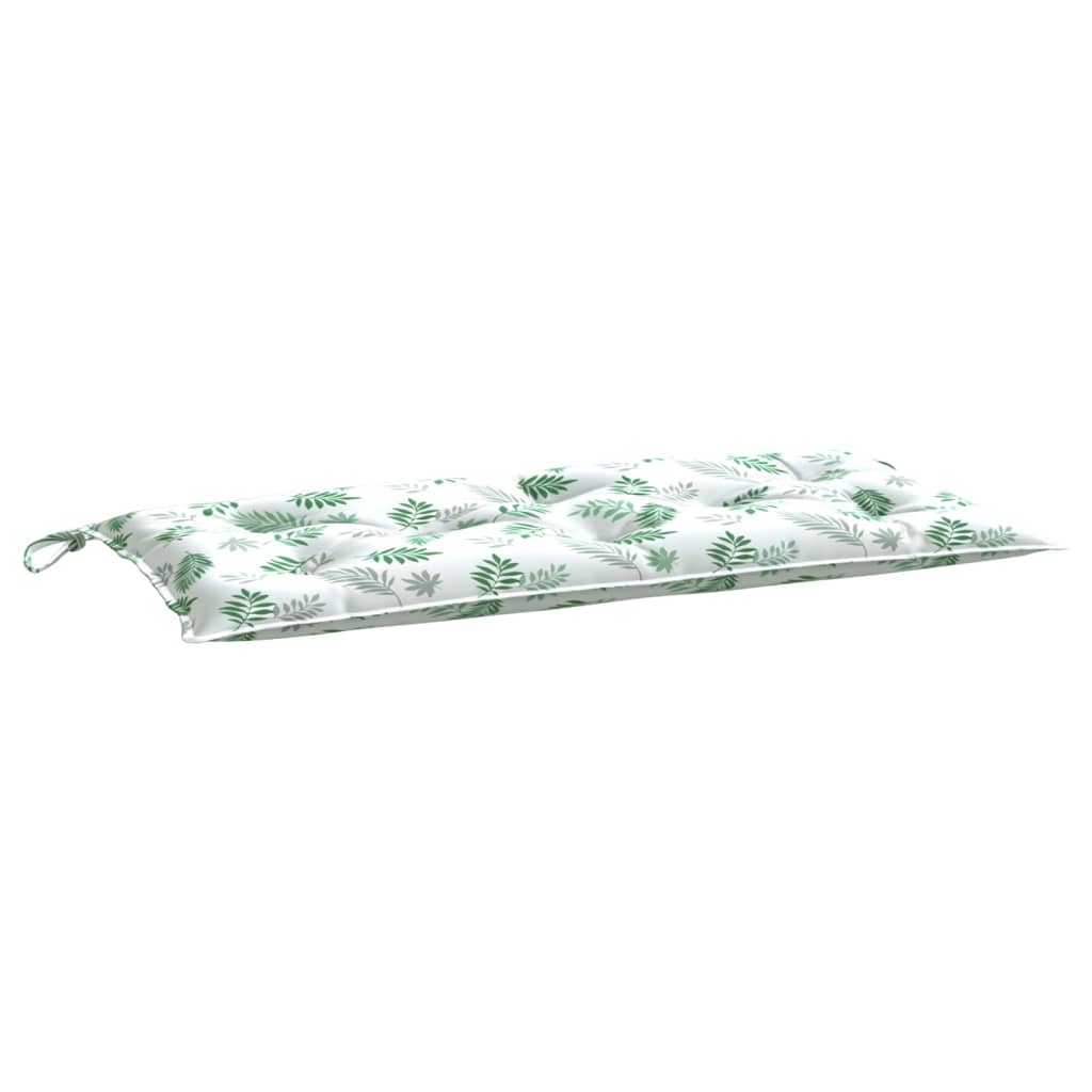 Vidaxl Garden Bench polštář 100x50x7 cm Oxford Fabric list vzorec