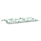 Vidaxl Garden Bench polštář 100x50x7 cm Oxford Fabric list vzorec