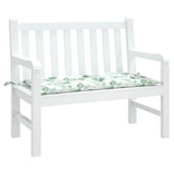 Vidaxl Garden Bench polštář 100x50x7 cm Oxford Fabric list vzorec