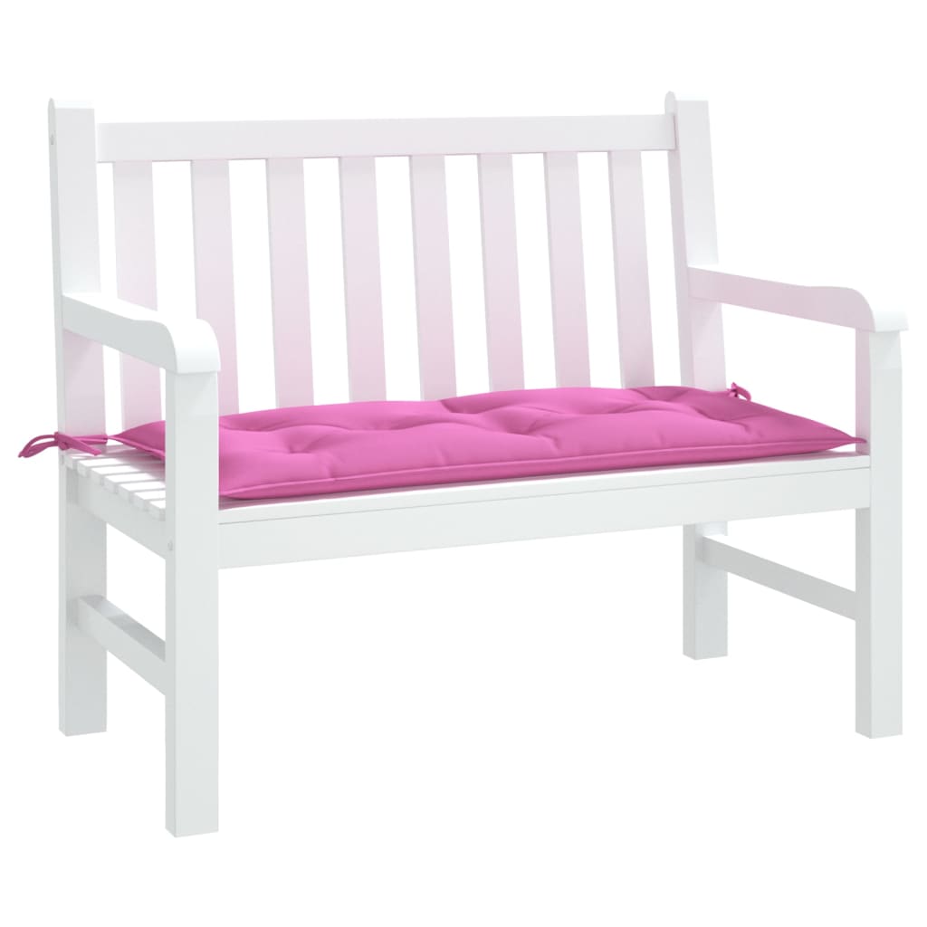 Vidaxl Garden bench cushion 100x50x7 cm Oxford fabric pink
