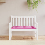 Vidaxl Garden bench cushion 100x50x7 cm Oxford fabric pink