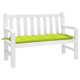 Vidaxl Garden bench cushion 120x50x7 cm Oxford fabric clear green
