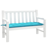 Tkaninový tyrkysový polštář Vidaxl Garden Bench polštář
