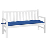 Vidaxl Garden Bench Pushion 150x50x7 cm Oxford Stof Royal Blue