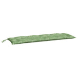 Vidaxl Garden bench cushion 150x50x7 cm Oxford fabric leaf pattern