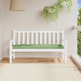 Vidaxl Garden bench cushion 150x50x7 cm Oxford fabric leaf pattern