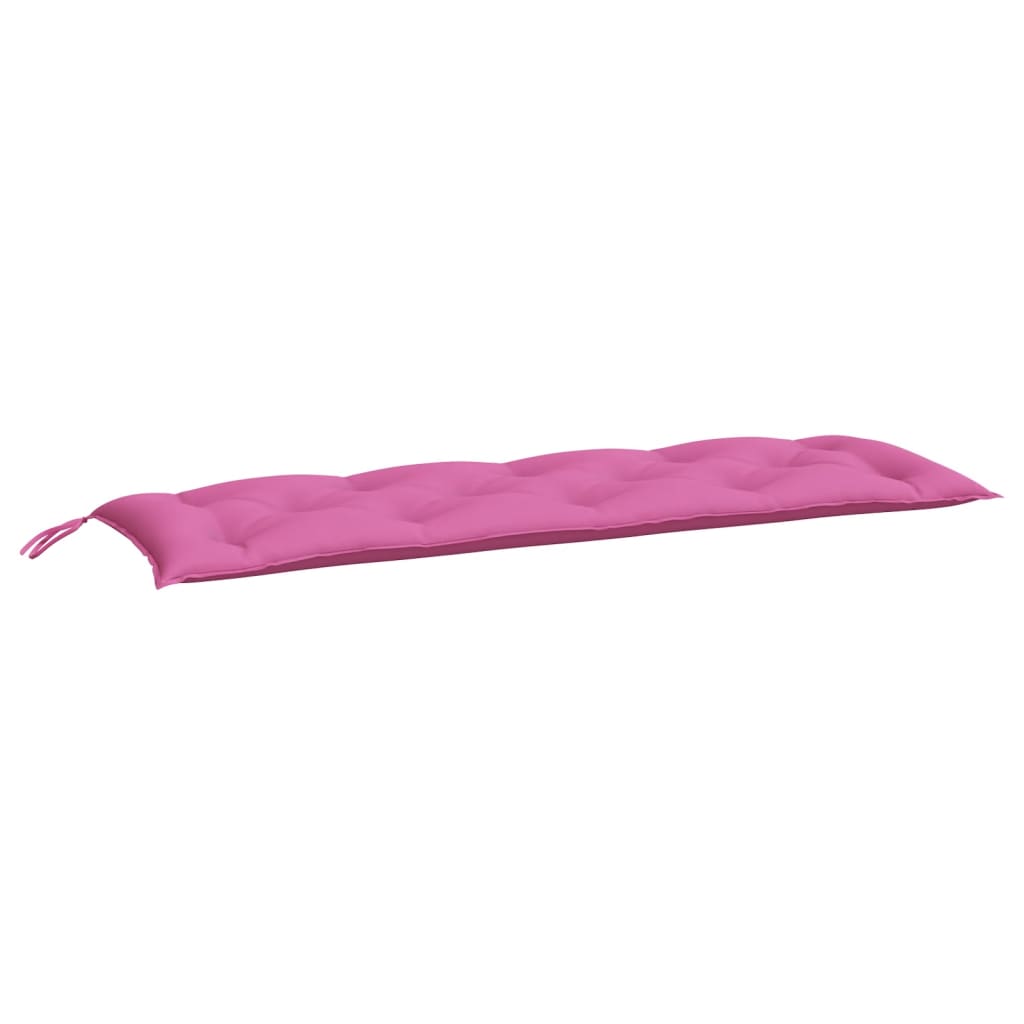 Vidaxl Garden Bench polštář 150x50x7 cm oxford tkanina růžová