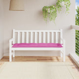 Vidaxl Garden Bench polštář 150x50x7 cm oxford tkanina růžová