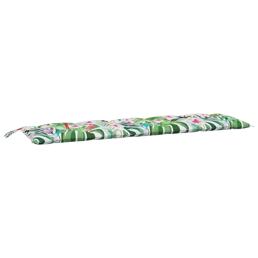 Vidaxl Garden Bench polštář 180x50x7 cm Oxford Fabric Multi -rozložený