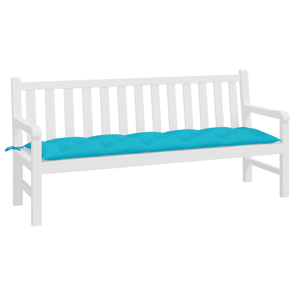 Vidaxl Garden bench cushion 180x50x7 cm Oxford fabric turquoise