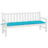Vidaxl Garden bench cushion 180x50x7 cm Oxford fabric turquoise
