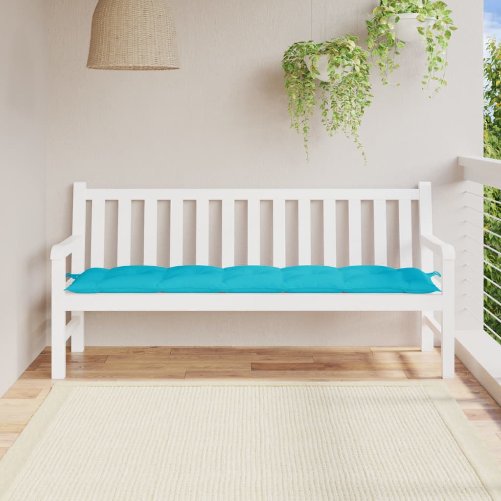 Vidaxl Garden bench cushion 180x50x7 cm Oxford fabric turquoise