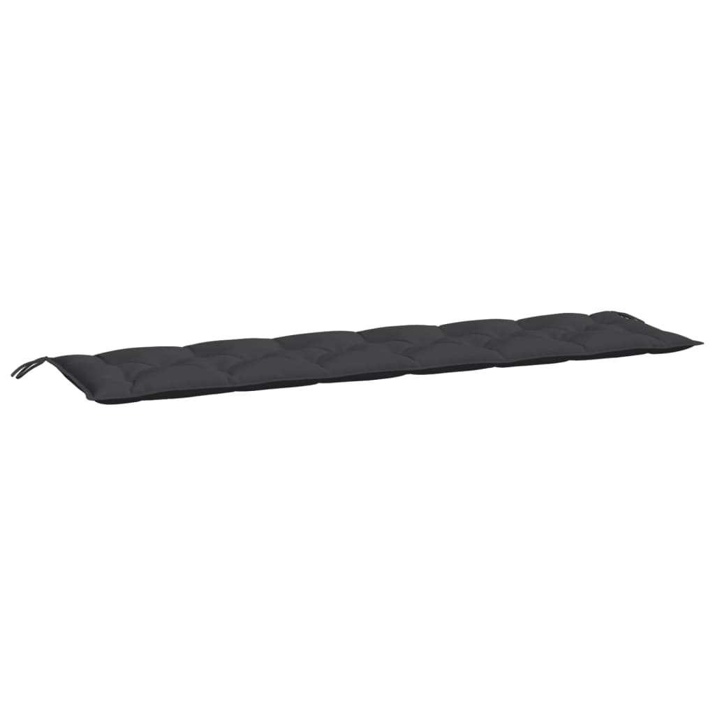 Vidaxl Garden Bench Pushion 200x50x7 cm stof sort
