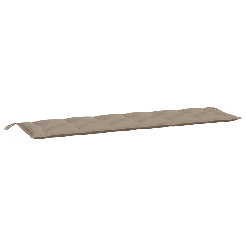 Vidaxl Garden Bench Pushion 200x50x7 cm Oxford Fabric Taupe