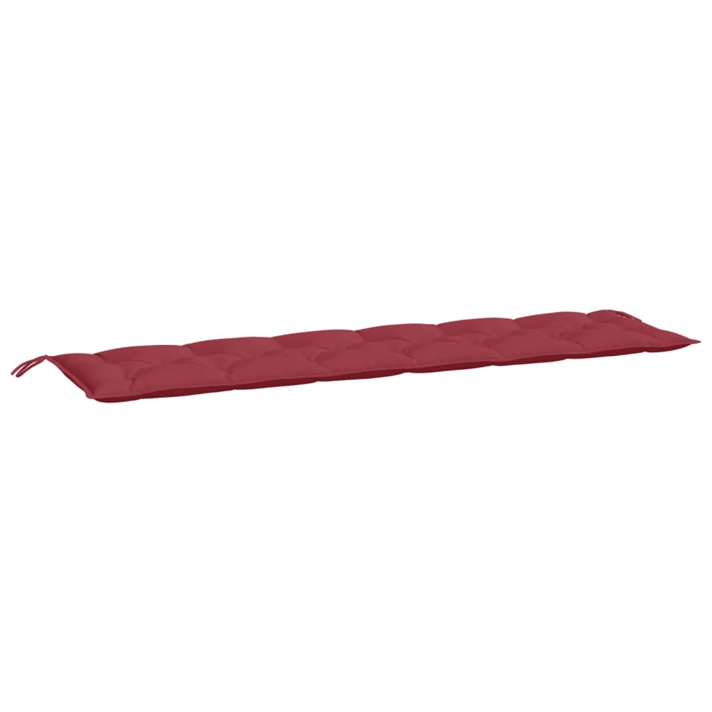 Vidaxl Garden bench cushion 200x50x7 cm Oxford fabric wine red