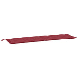 Vidaxl Garden bench cushion 200x50x7 cm Oxford fabric wine red