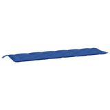 Vidaxl Garden Bench Poduszka 200x50x7 CM Oxford Fabric Blue