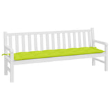 Vidaxl Garden bench cushion 200x50x7 cm Oxford fabric clear green