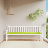 Vidaxl Garden bench cushion 200x50x7 cm Oxford fabric clear green