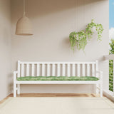 Vidaxl Garden Bench Cushion Leaf vzorec 200x50x7 cm tkanina