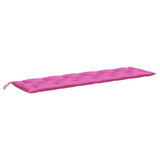 Vidaxl Garden Bench poduszka 200x50x7 cm Róż