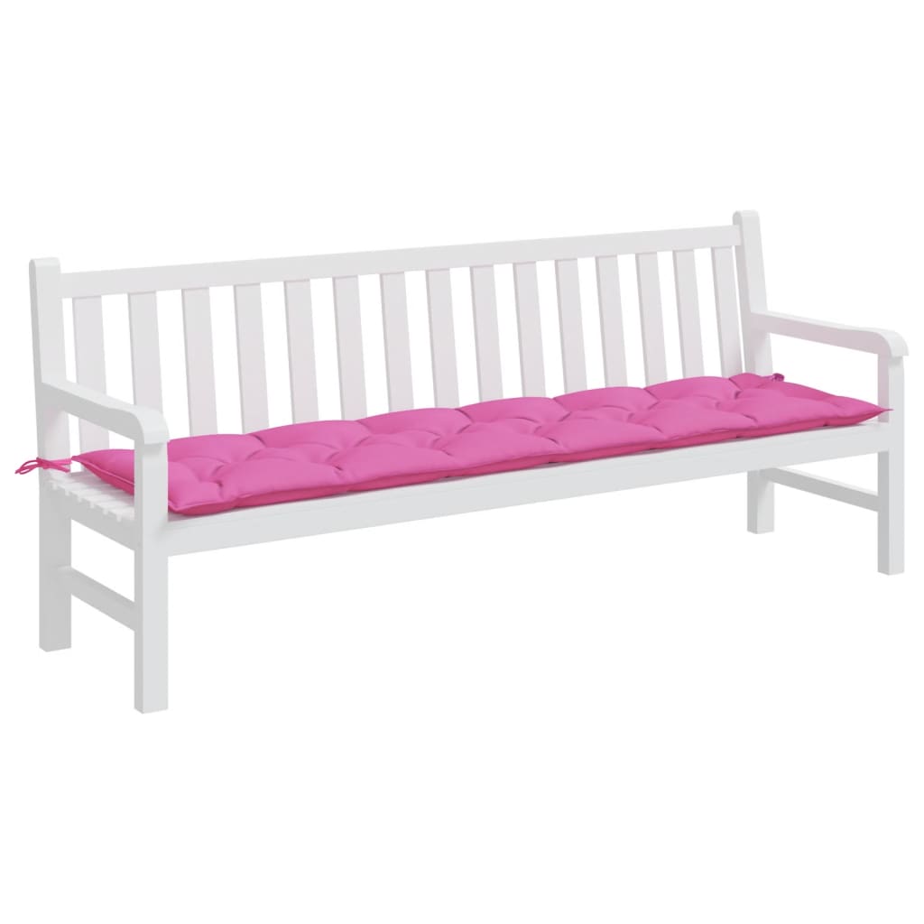 Vidaxl Garden Bench poduszka 200x50x7 cm Róż
