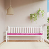 Vidaxl Garden Bench poduszka 200x50x7 cm Róż