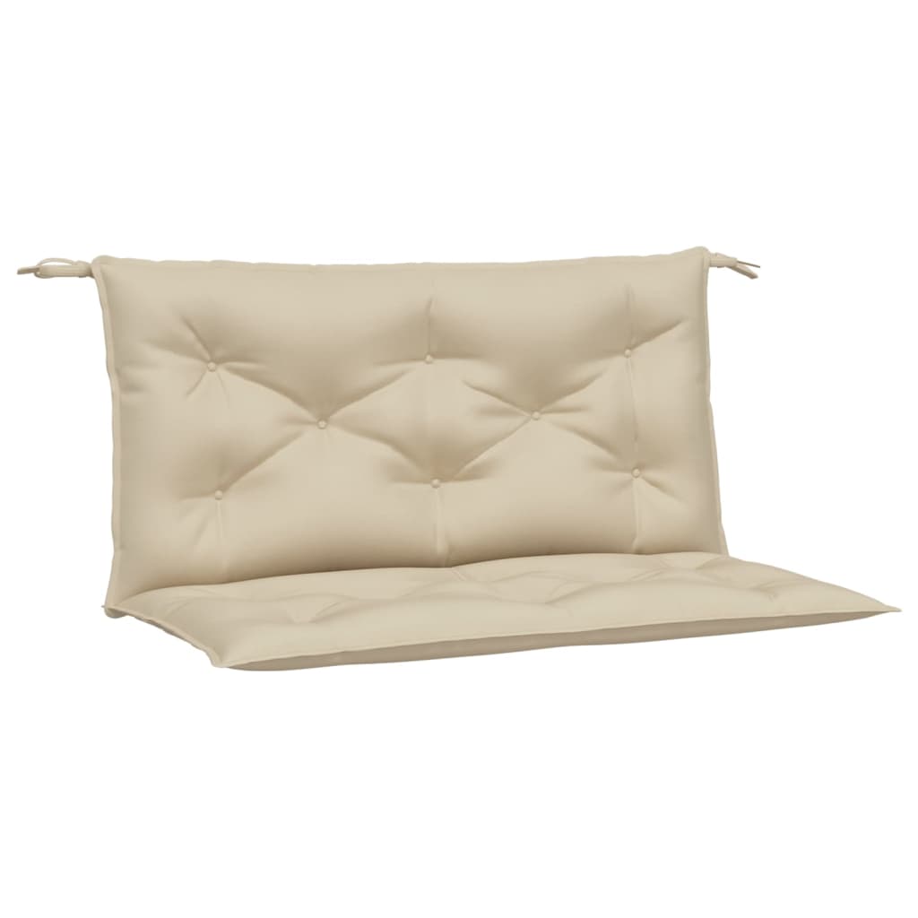 VIDAXL Garden Bench blazine 2 PCS 100x50x7 cm Oxford Fabric Beige