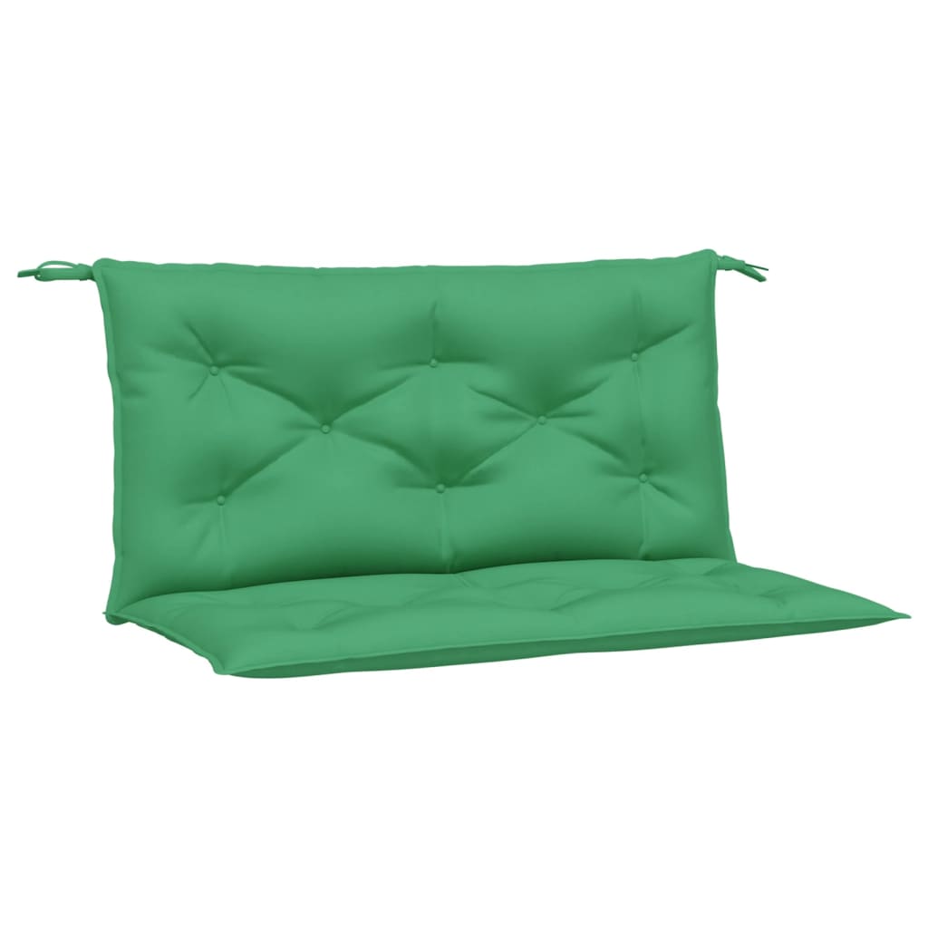 Vidaxl Garden Bench polštáře 2 ks 100x50x7 cm Oxfordská textilie zelená