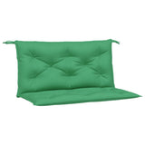 Vidaxl Garden Bench polštáře 2 ks 100x50x7 cm Oxfordská textilie zelená